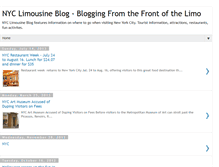 Tablet Screenshot of blog.nyclimousine.com